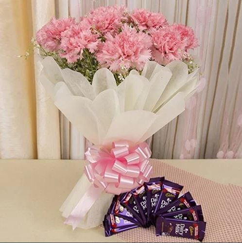 Delicate Pink Carnations
