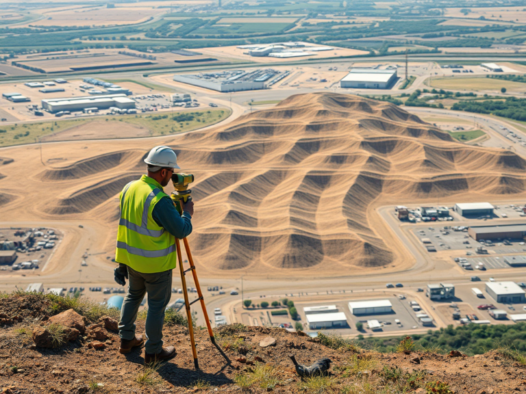 Topographic Surveys for Industrial sites