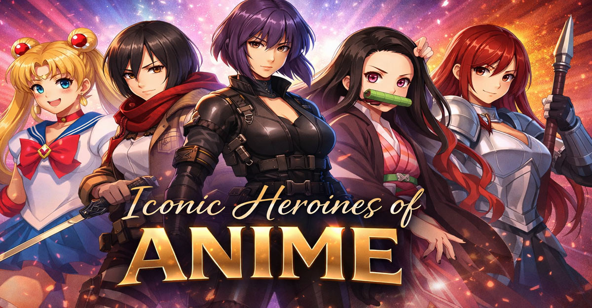 Iconic Heroines of Anime