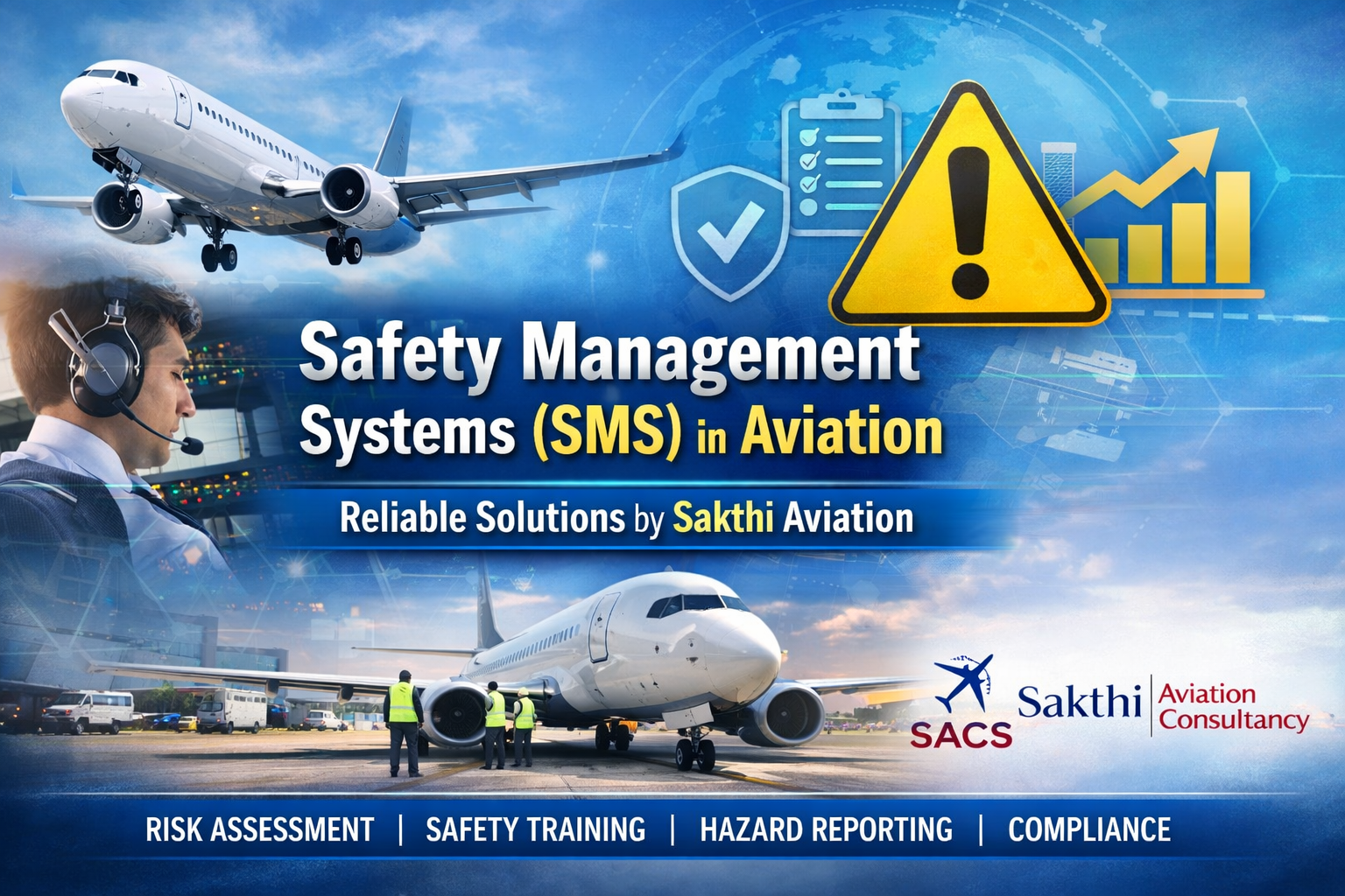 Safety Management Systems (SMS) in Aviation – Reliable Solutions by Sakthi Aviation