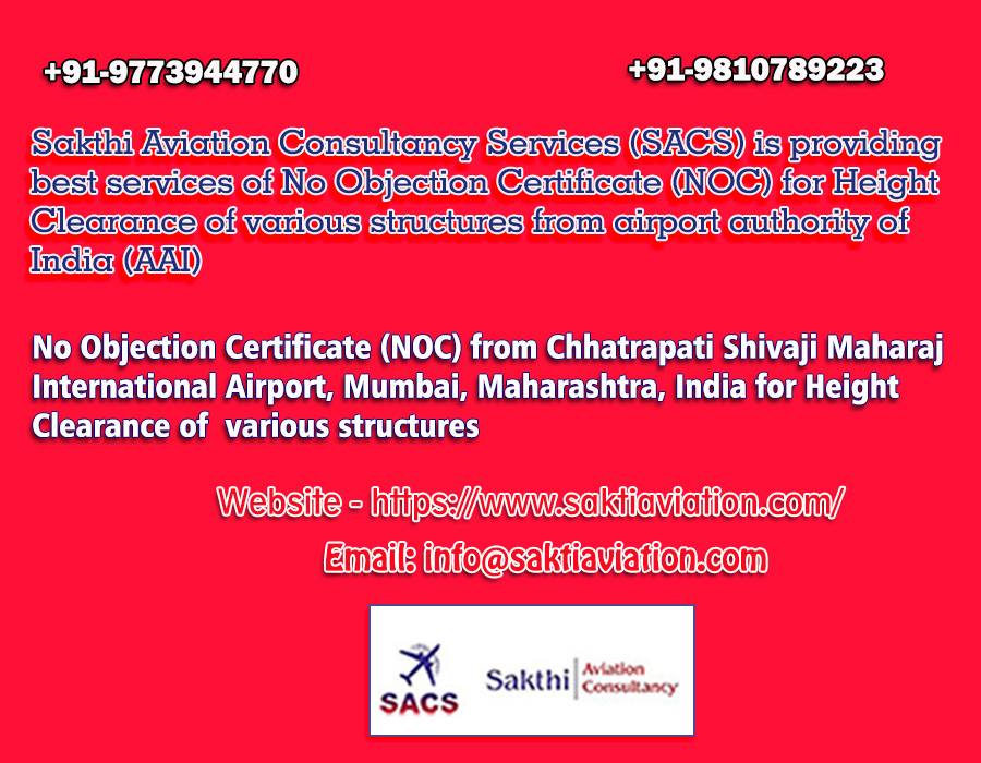 NOC from Mumbai Airport Authority of India