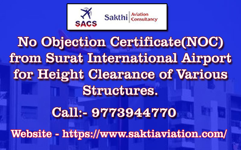 NOC from Surat International Airport of India