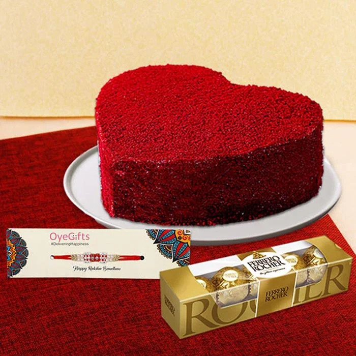 Cakes with Rakhi Gifts