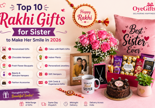 Top 10 Rakhi Gifts for Sister to Make Her Smile in 2026